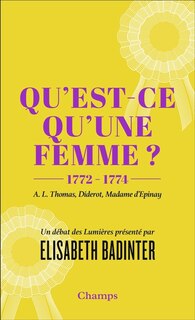 Qu'est-ce qu'une femme ?: 1772-1774