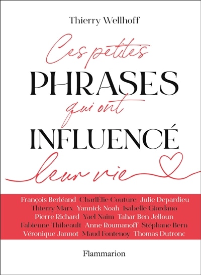 Front cover_Ces petites phrases qui ont influencé leur vie