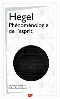 Couverture_Phénoménologie de l'esprit