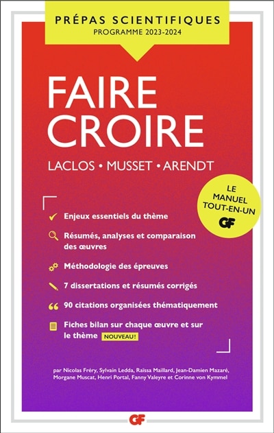 Couverture_Faire croire