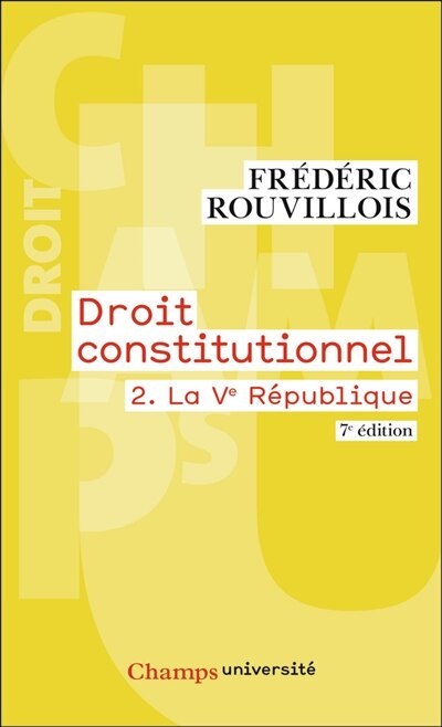 Front cover_La Ve République