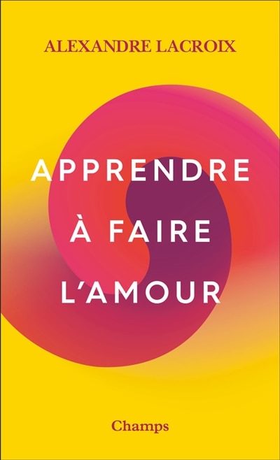Front cover_Apprendre à faire l'amour