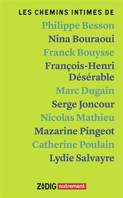 Front cover_Les chemins intimes