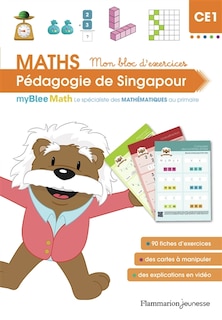 Couverture_Maths, pédagogie de Singapour CE1 : mon bloc d'exercices : myBlee Math, le spécialiste des mathématiques au primaire