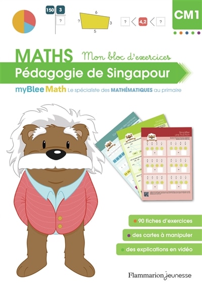 Couverture_Maths, p&eacute;dagogie de Singapour CM1