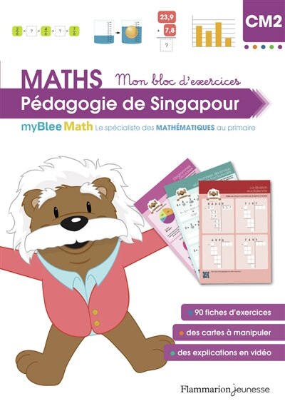 Couverture_Maths, pédagogie de Singapour CM2