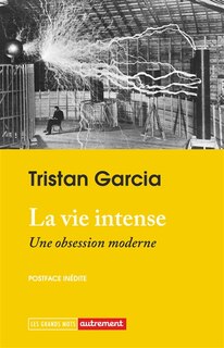 Front cover_La vie intense : une obsession moderne