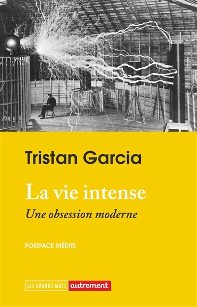 Front cover_La vie intense : une obsession moderne