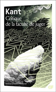Front cover_Critique de la faculté de juger