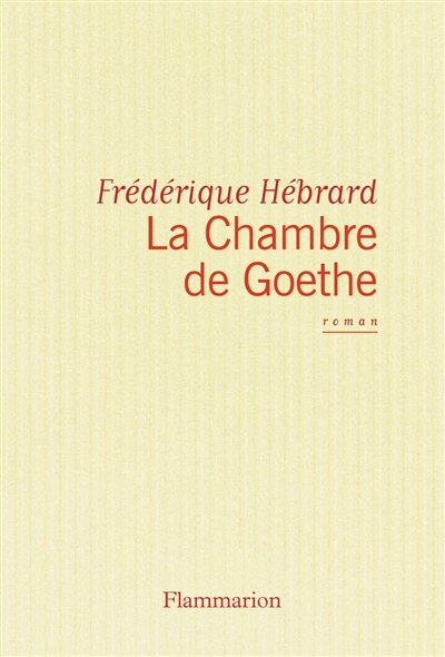 Front cover_La Chambre de Goethe