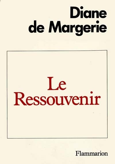 Front cover_Le Ressouvenir