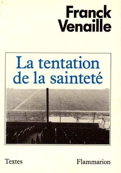 Front cover_La tentation de la sainteté