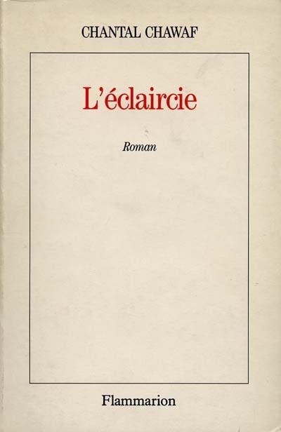 Couverture_L'&eacute;claircie