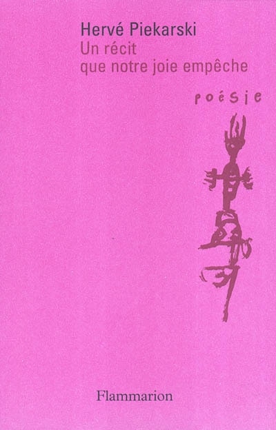 Couverture_Un r&eacute;cit que notre joie emp&ecirc;che