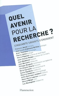 Front cover_Quel avenir pour la recherche ?