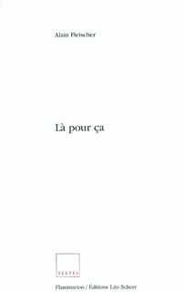 Front cover_Là pour ça