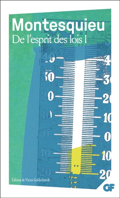 Couverture_De l'esprit des lois, Vol. 1