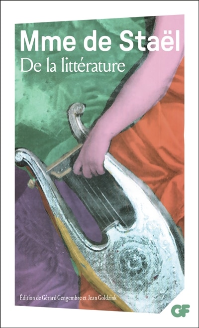 Front cover_De la litt&eacute;rature