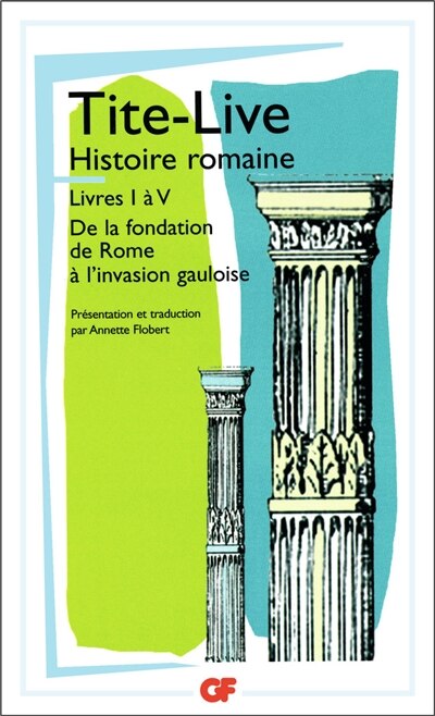 Front cover_Histoire romaine, livres I à V