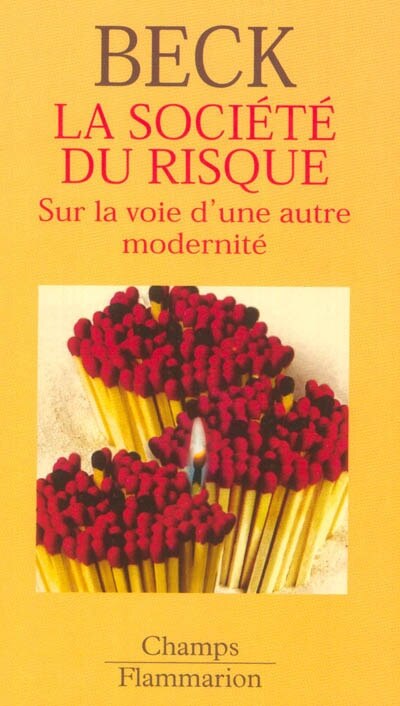 Front cover_La société du risque : sur la voie d'une autre modernité