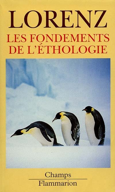 Couverture_Les fondements de l'éthologie