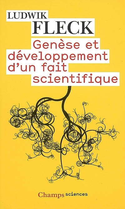 Front cover_Genèse et développement d'un fait scientifique