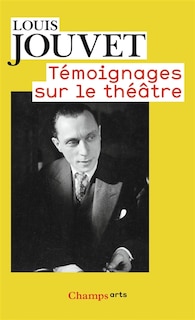 Front cover_Témoignages sur le théâtre