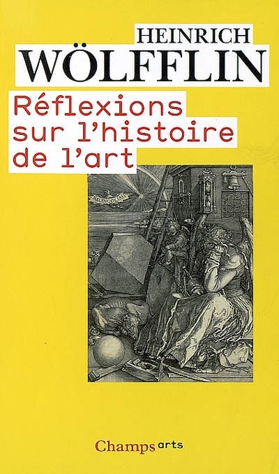 Front cover_Réflexions sur l'histoire de l'art