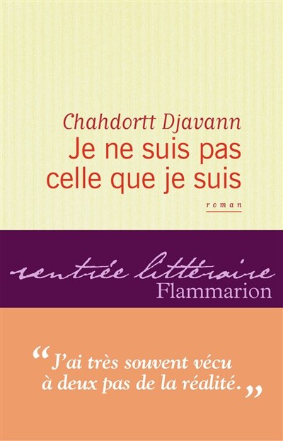 Couverture_Je ne suis pas celle que je suis