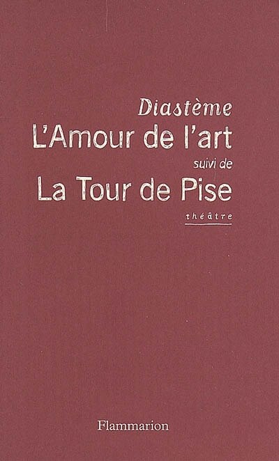 Front cover_L'amour de l'art ; La tour de Pise