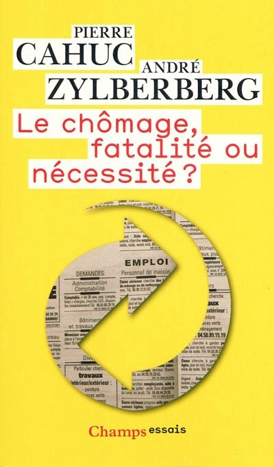 Front cover_Le chômage, fatalité ou nécessité ?