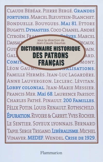 Front cover_Dictionnaire historique des patrons français