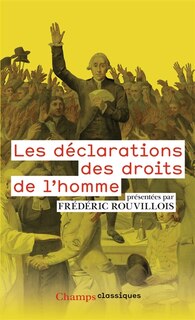 Front cover_Les déclarations des droits de l'homme