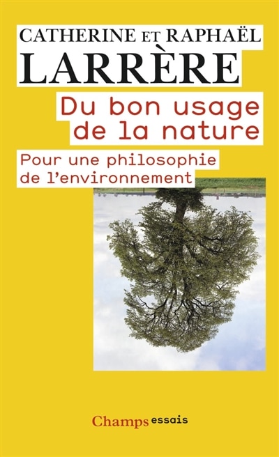 Front cover_Du bon usage de la nature