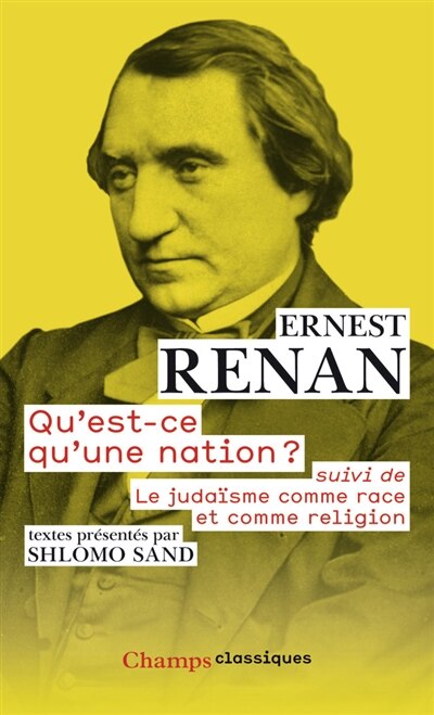 Couverture_Qu'est-ce qu'une nation ? ; Le judaïsme comme race et comme religion