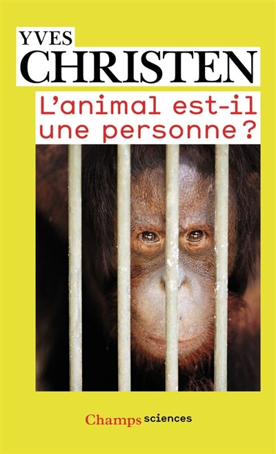Front cover_L'animal est-il une personne ?