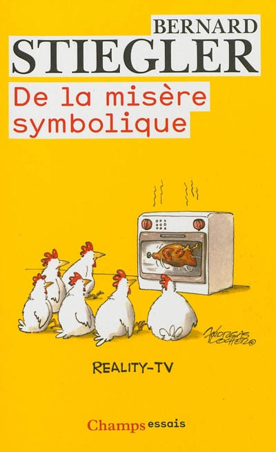 Front cover_De la misère symbolique