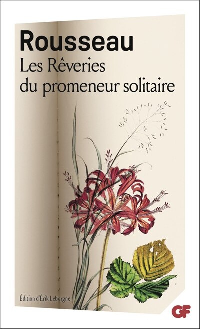Couverture_Les rêveries du promeneur solitaire
