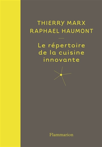 Front cover_Le répertoire de la cuisine innovante