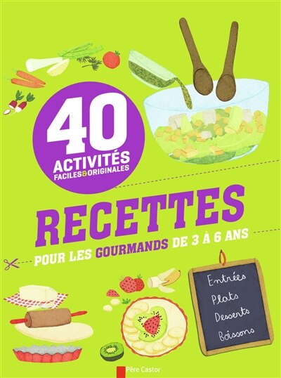 Couverture_Recettes pour les gourmands de 3 à 6 ans