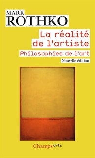 Front cover_La réalité de l'artiste