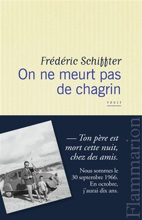 Front cover_On ne meurt pas de chagrin : récit