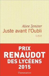 Couverture_Juste avant l'oubli