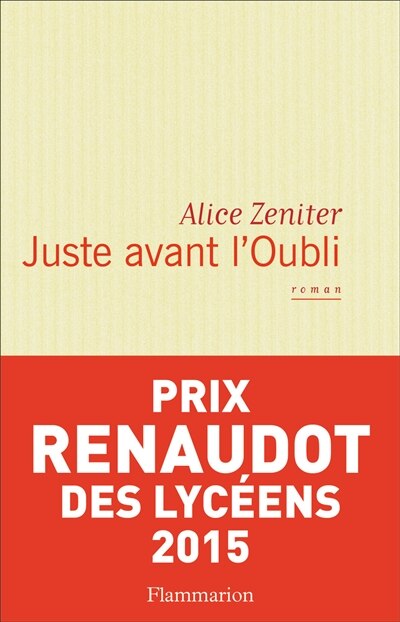 Couverture_Juste avant l'oubli