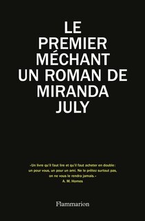 Front cover_Le premier méchant
