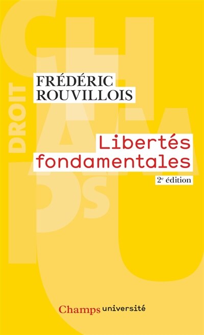 Front cover_Libertés fondamentales