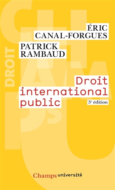 Front cover_Droit international public