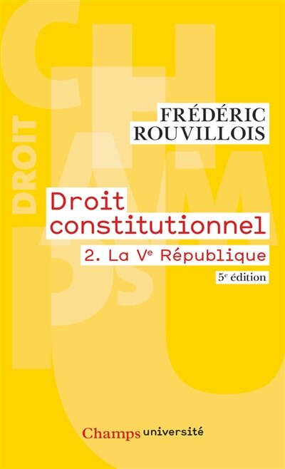 Front cover_La Ve République