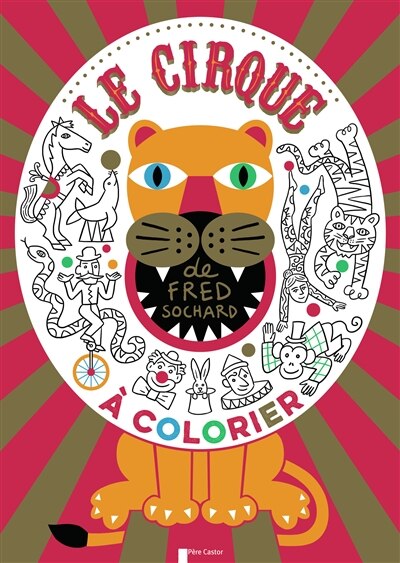 Front cover_Le cirque à colorier