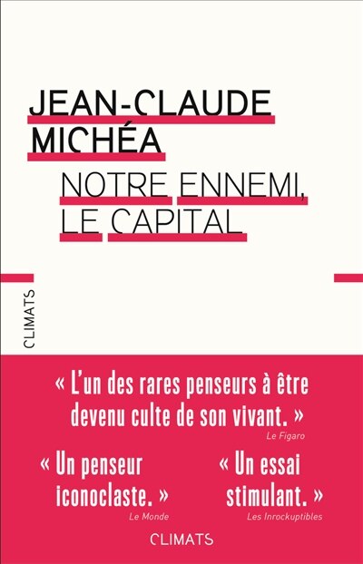 Front cover_Notre ennemi, le capital